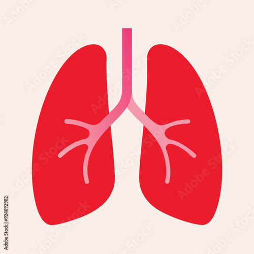 human lungs Icon. lungs Adobe Illustrator Artwork