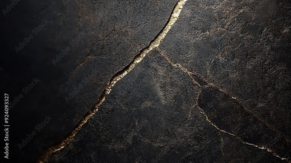 A zoomed-in photo of a rock with a central fissure and a smaller crevice nearby A zoomed-in photo of a rock with a central fissure and a smaller crevice nearby