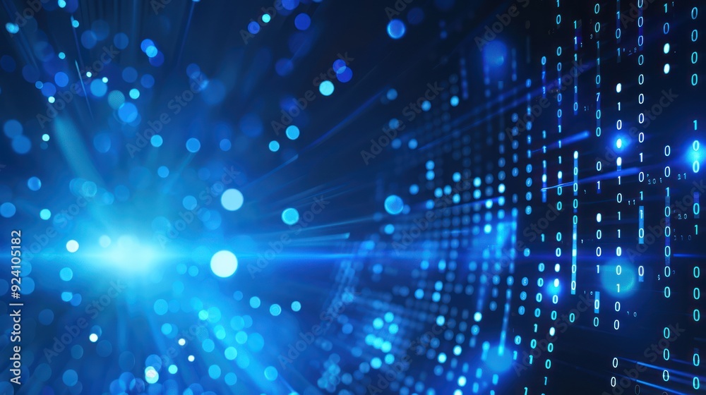 Obraz premium Abstract Digital Data Stream