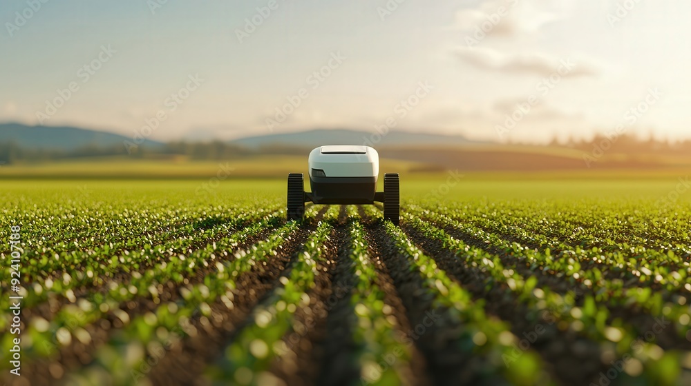 Autonomous biomass harvesting robot, sustainable agriculture, eco-friendly Autonomous biomass harvesting robot, sustainable agriculture, eco-friendly