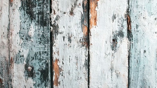 Wallpaper Mural   A close-up of a wooden wall with peeling paint on both sides Torontodigital.ca