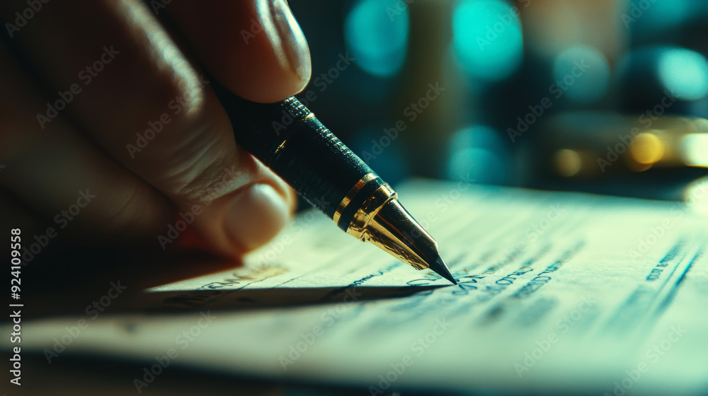 close-up image is ideal for illustrating financial transactions, banking processes, or business communications involving checks close-up image is ideal for illustrating financial transactions, banking processes, or business communications involving checks