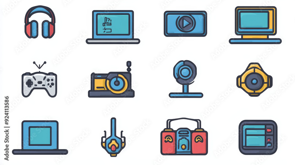 Hand-drawn Technology Icons
Hand-drawn Technology Icons