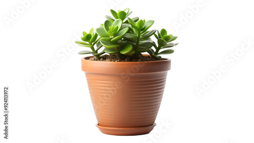 Potted plant on isolated background