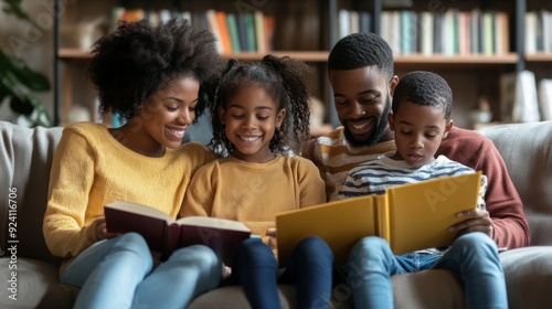 Family Reading Together