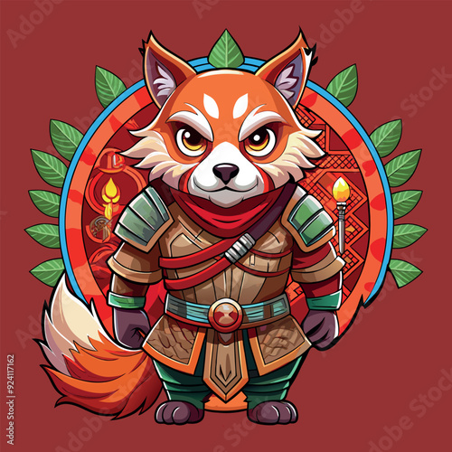 Red Panda Warrior