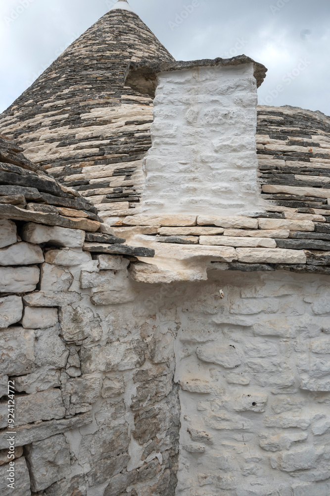 The Old town of Alberobello, Apulia Region, Italy