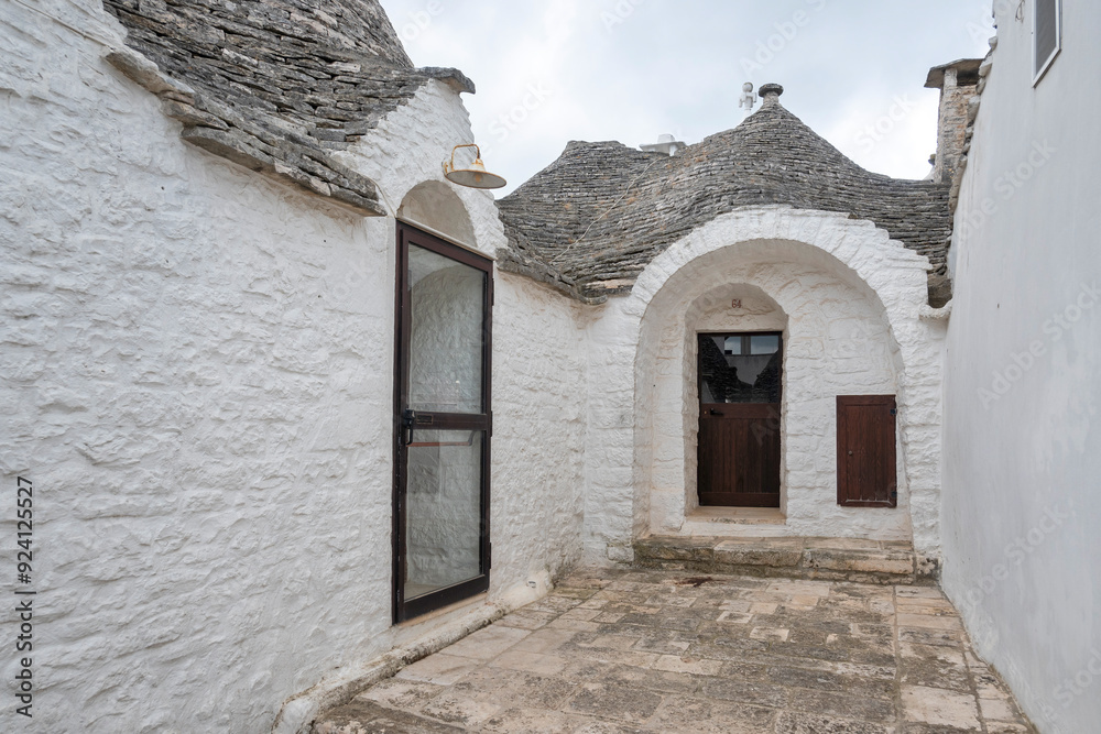 The Old town of Alberobello, Apulia Region, Italy
