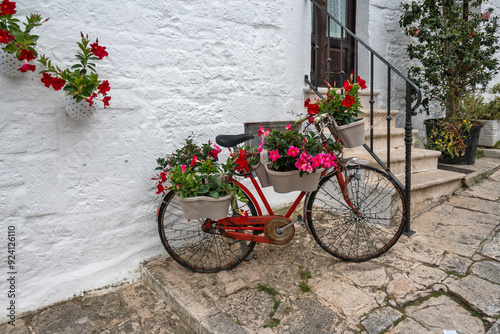 The Old town of Alberobello, Apulia Region, Italy