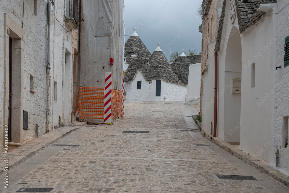 The Old town of Alberobello, Apulia Region, Italy
