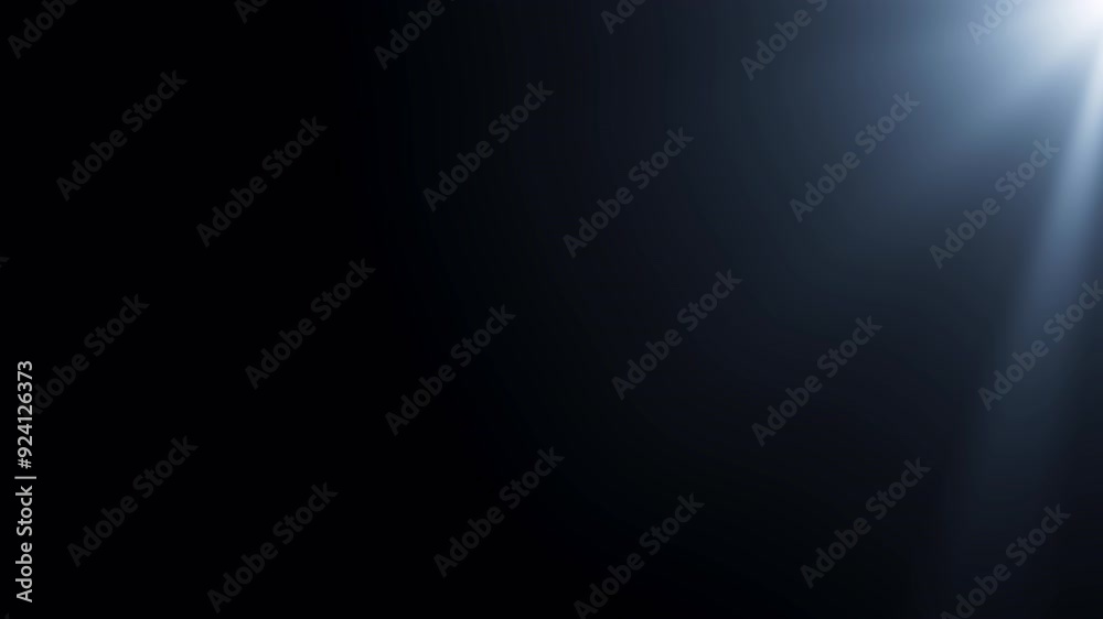 Light Rays (Top right light source - Fade on and fade off) [4K]