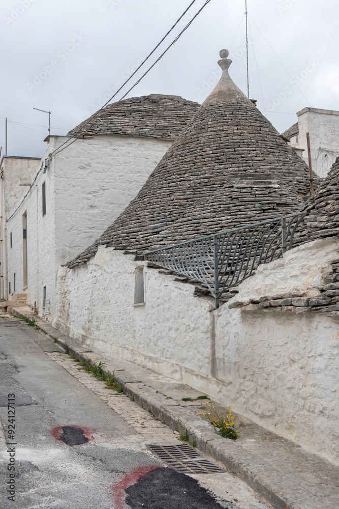 The Old town of Alberobello, Apulia Region, Italy