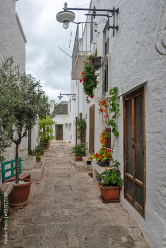 Obraz na płótnie The Old town of Alberobello, Apulia Region, Italy w salonie