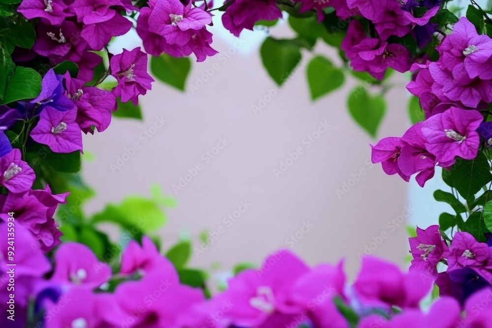 Elegant floral border with vibrant flowers lush greenery on light background. Ideal for decorative designs wedding invitations or romantic designs valentines day, mother's day, women's day Elegant floral border with vibrant flowers lush greenery on light background. Ideal for decorative designs wedding invitations or romantic designs valentines day, mother's day, women's day