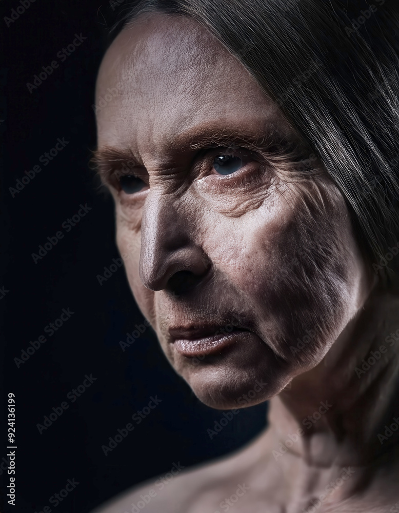 Obraz premium Old Lady