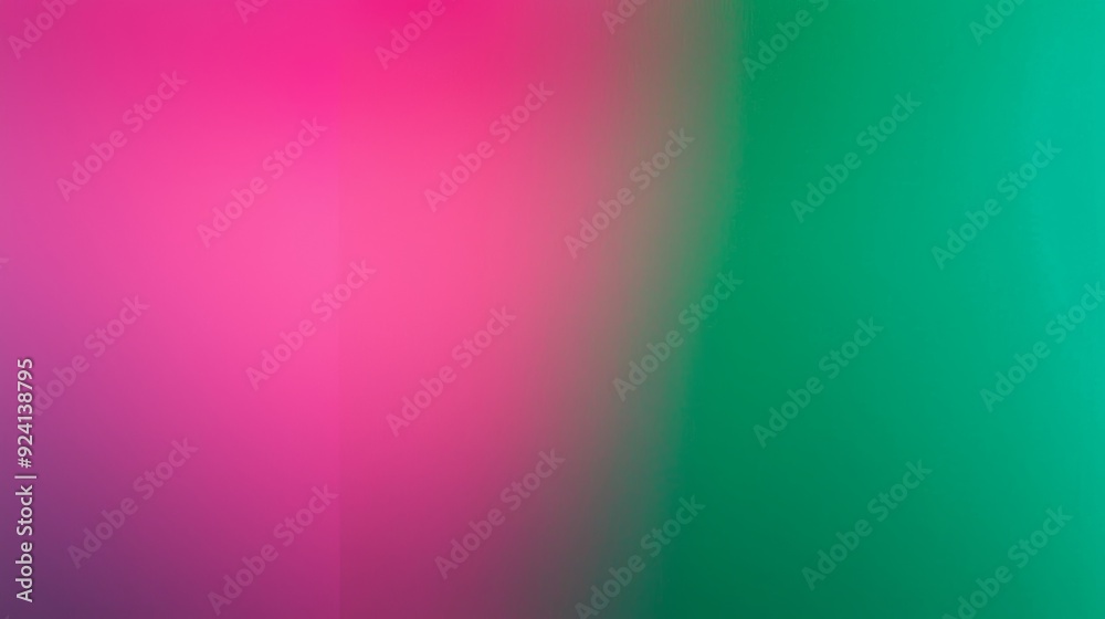 Fototapeta premium Smooth gradient background blending pink and green colors, perfect for graphic design, web design, presentations, and more