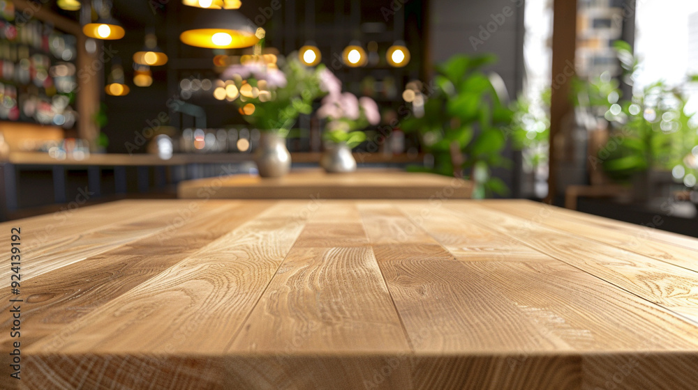 Table in a bar with a blurred background Table in a bar with a blurred background
