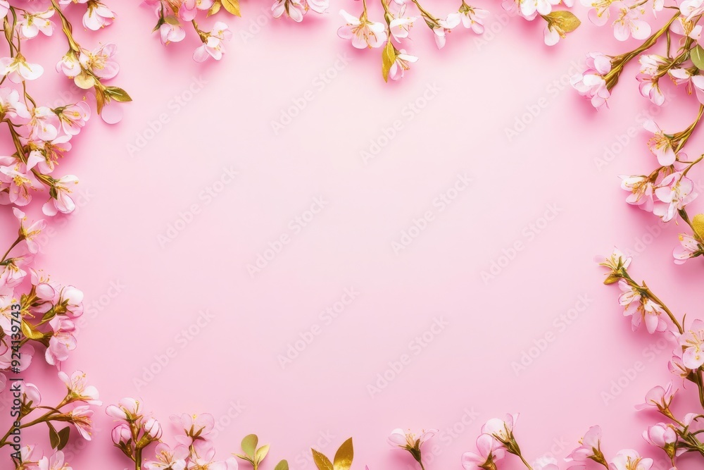 Elegant floral border with vibrant flowers lush greenery on light background. Ideal for decorative designs wedding invitations or romantic designs valentines day, mother's day, women's day Elegant floral border with vibrant flowers lush greenery on light background. Ideal for decorative designs wedding invitations or romantic designs valentines day, mother's day, women's day
