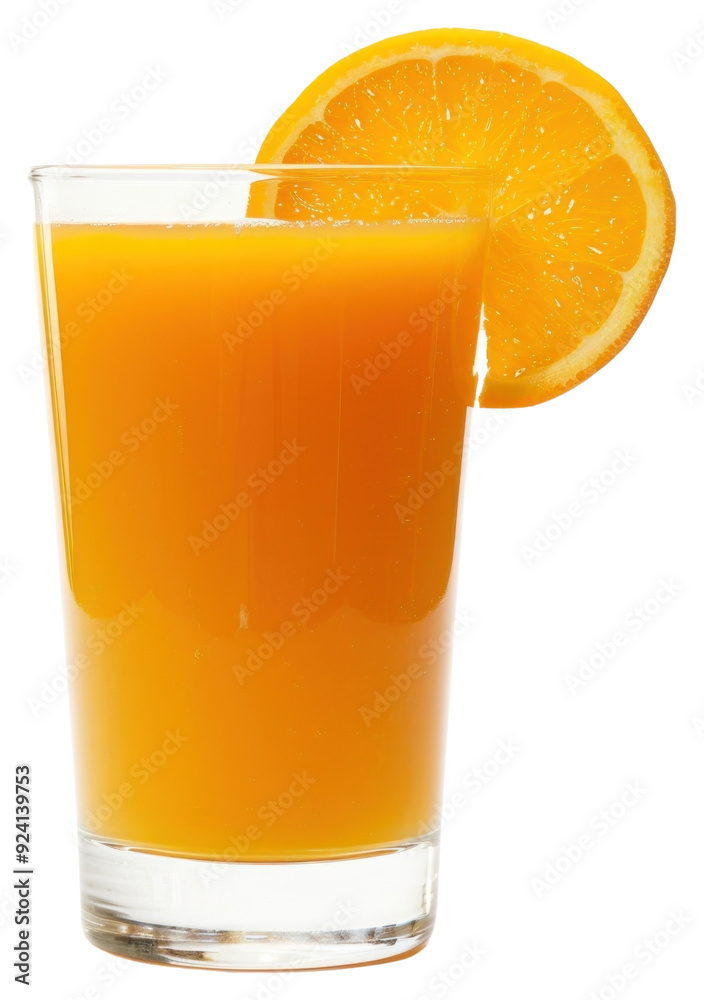 PNG Fresh orange juice with slice PNG Fresh orange juice with slice