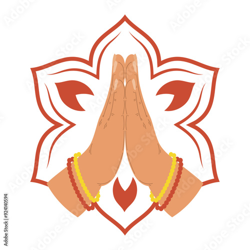 indian welcome namaste hands