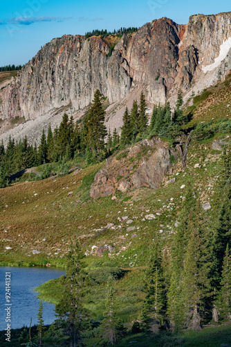 699-07 Mirror Lake Under a Mountain photo