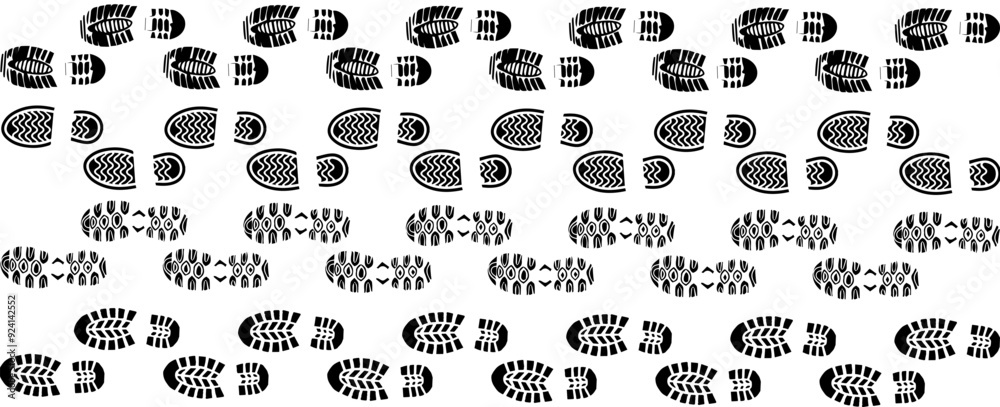 footprint shoe sole tracking path on transparent background, shoe footprint path vector footprint shoe sole tracking path on transparent background, shoe footprint path vector