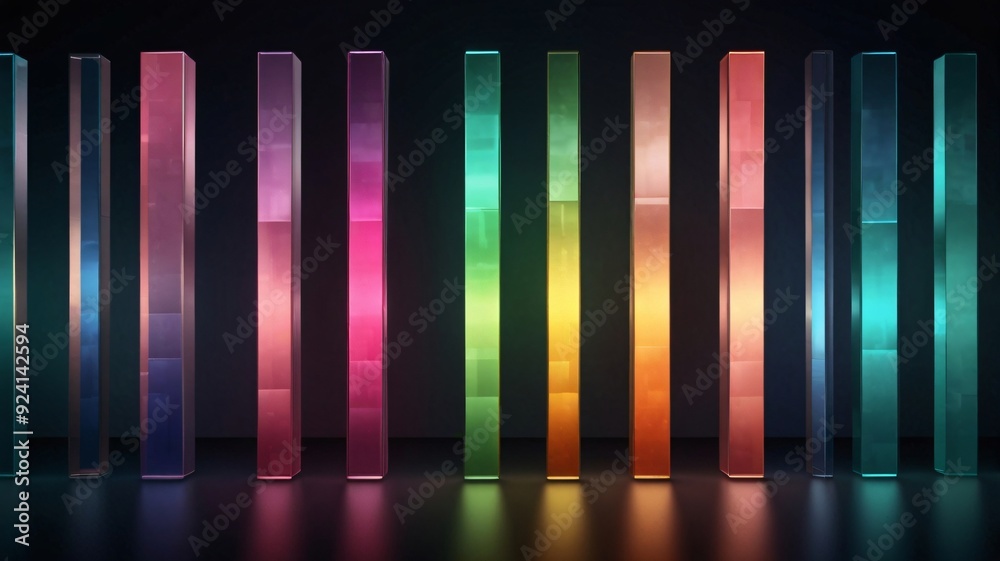 abstract colorful lines background , AI Generated. abstract colorful lines background , AI Generated.