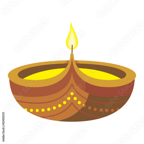 diwali diya clay lamp