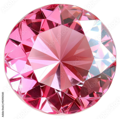 PNG Radiant pink gemstone brilliance