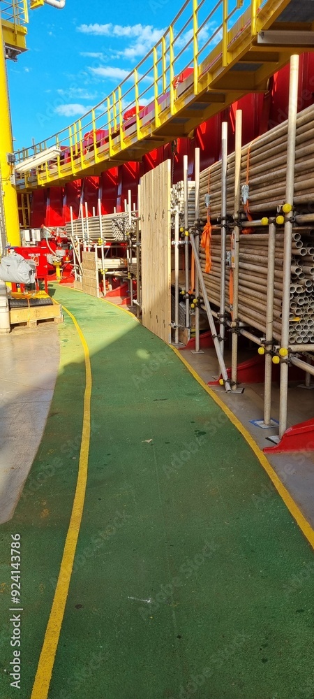 Lifting equipment. wire, block, pull lift. stairs. scaffold Lifting equipment. wire, block, pull lift. stairs. scaffold