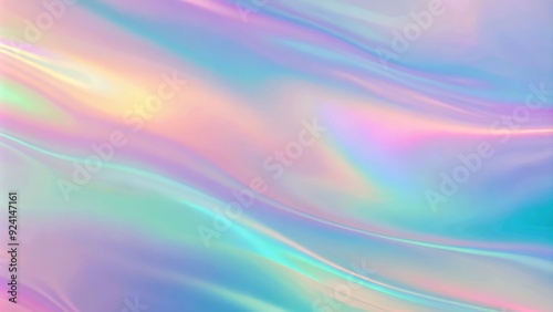 Pearlescent Background. Iridescent Texture. Purple Pop Pattern. Metalic Paper. Metal Holography Illustration. Trendy Light. Hologram Gradient. Neon Design. Blue Pearlescent Background