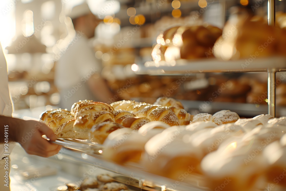 Obraz premium baker with bread