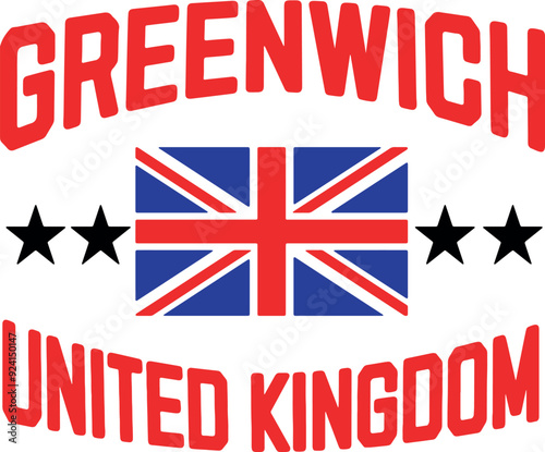 Greenwich London United Kingdom Vector