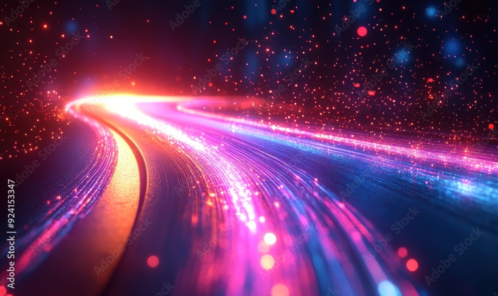Abstract Glowing Path Abstract Glowing Path