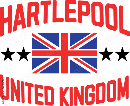 Hartlepool United Kingdom Vector photo