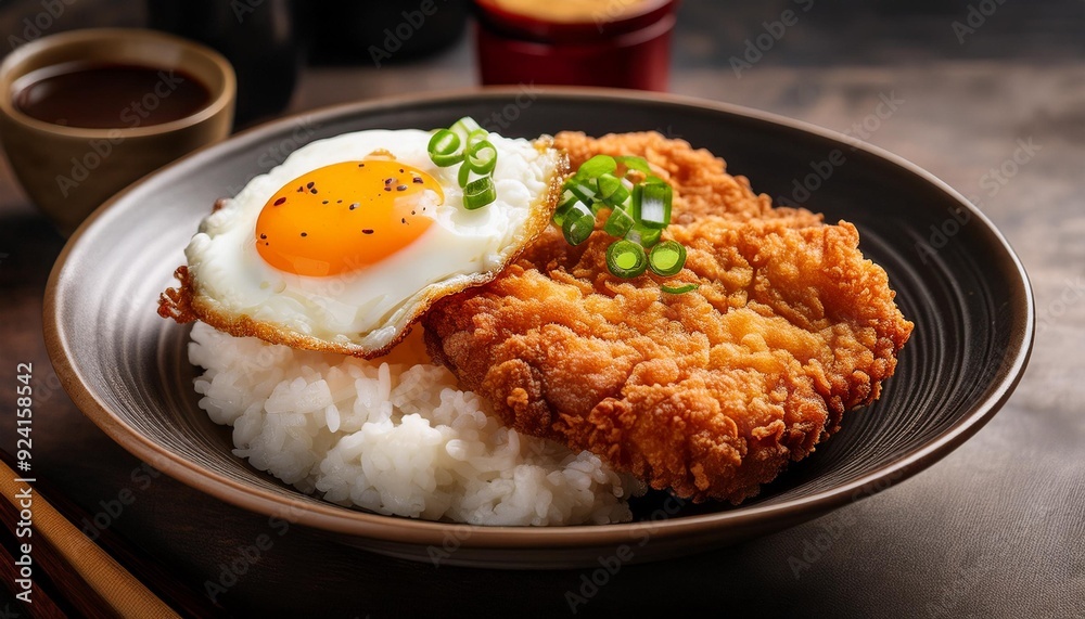 Japanese dish Katsudon Japanese dish Katsudon