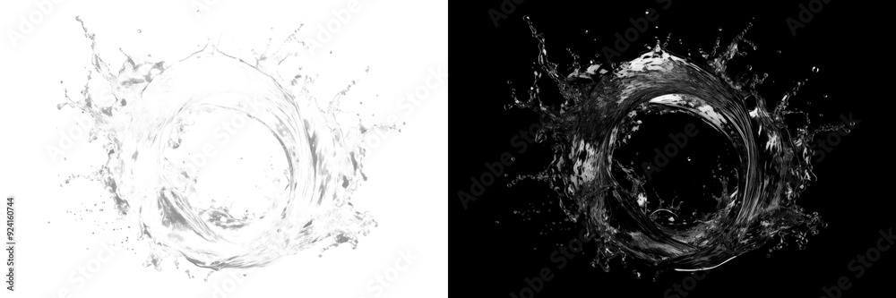 PNG Abstract water splash art PNG Abstract water splash art