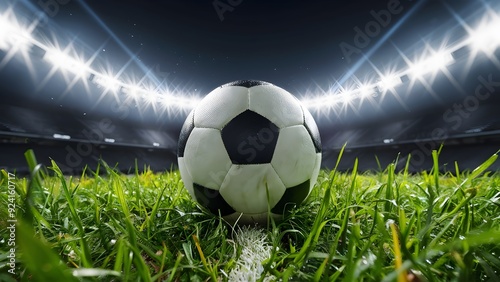 soccer ball on grass