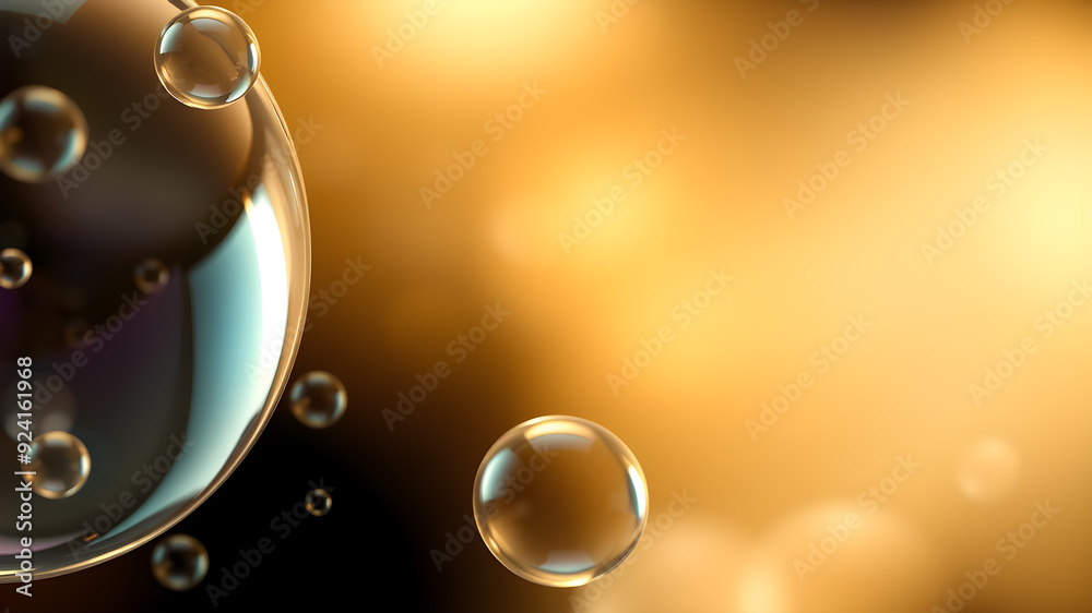 Obraz premium Organic Bubble Texture Background with Space for Text. Generative AI