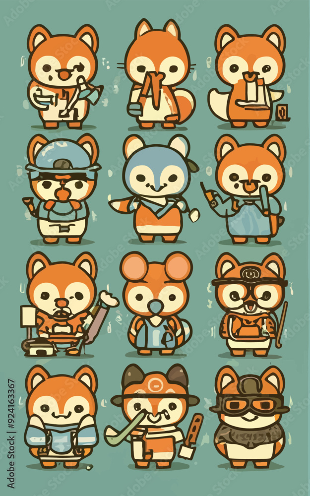 2d vector illustration for cartoon character design for kids and comic book stickers printing and cartoon movie 
