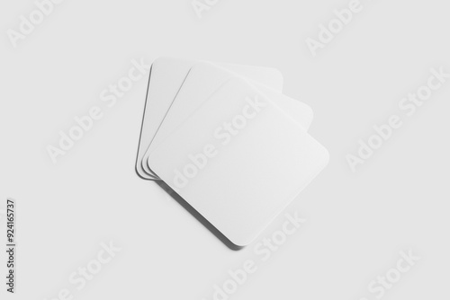 Coasters Blank Mockup