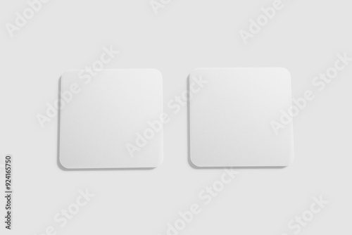 Coasters Blank Mockup