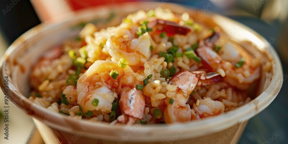 North Shore Shrimp Truck Shrimp and Rice Dish from Oahu Hawaii North Shore Shrimp Truck Shrimp and Rice Dish from Oahu Hawaii