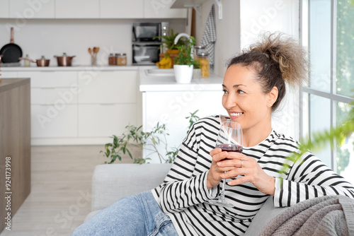 Beautiful middle-aged woman...