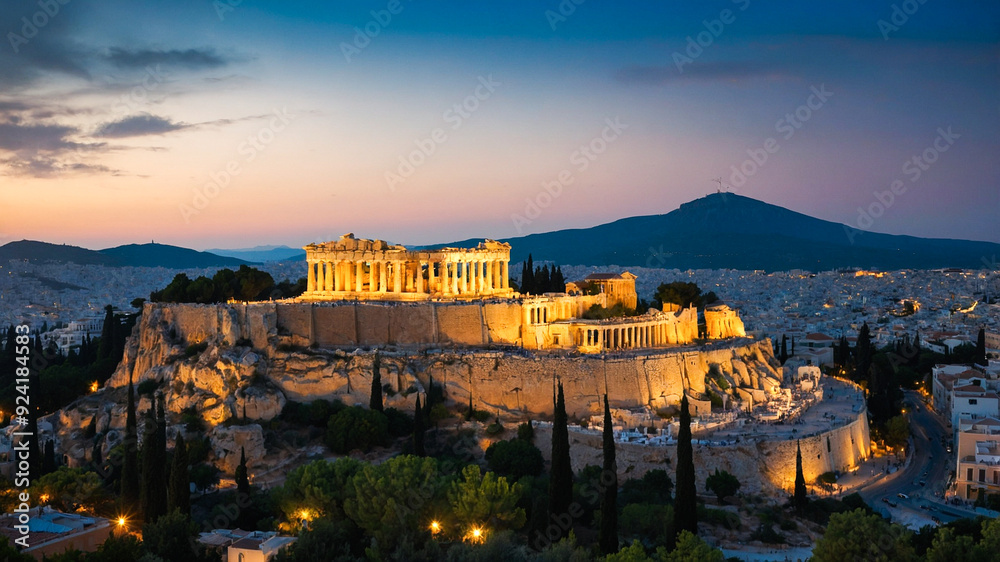 Fototapeta premium Beautiful Athens, Greece 