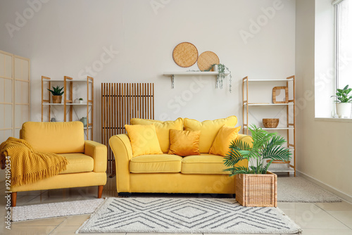 Modern living room interior...