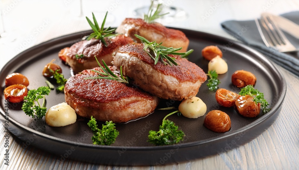 Saltimbocca alla Romana Tender veal medallions Saltimbocca alla Romana Tender veal medallions