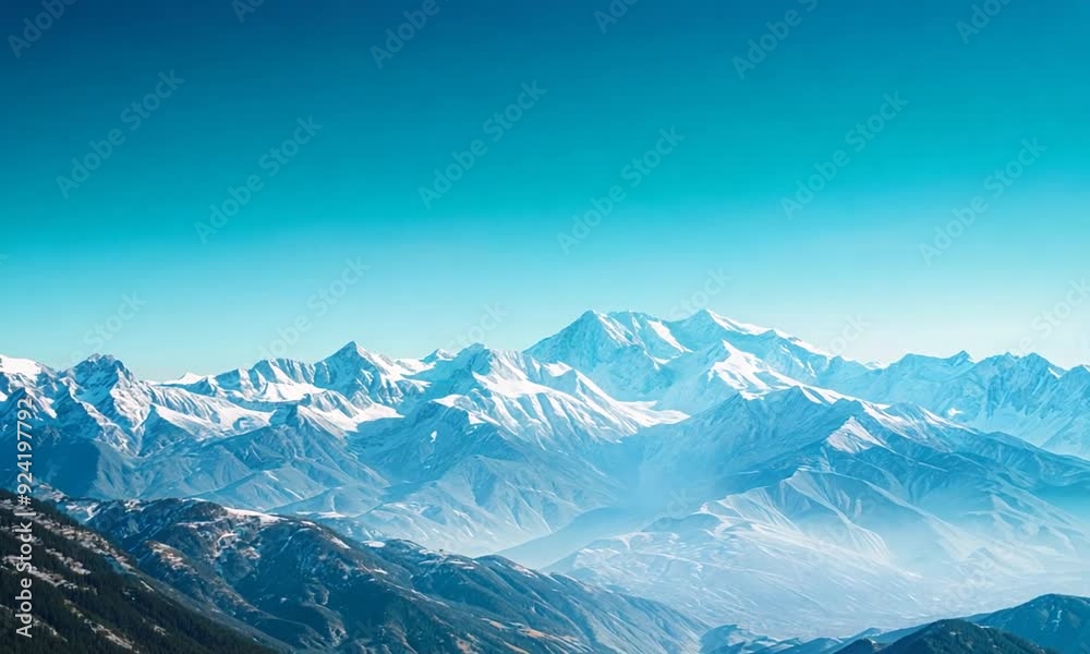 snow-capped mountdigitaln landscape view from a flying perspective snow-capped mountdigitaln landscape view from a flying perspective