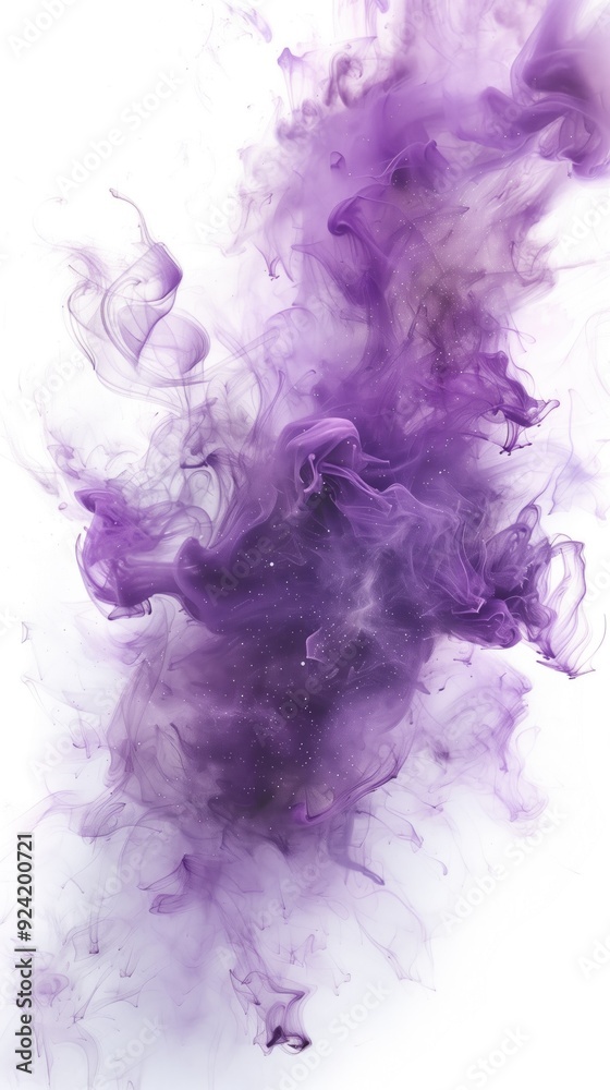 Mystical Nebula Clouds in Deep Space