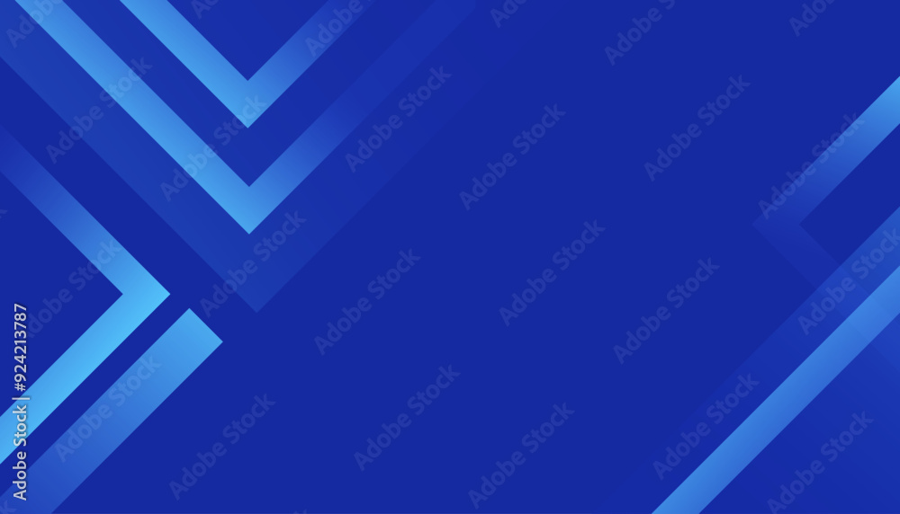 Abstract geometric blue background. Vector illustration